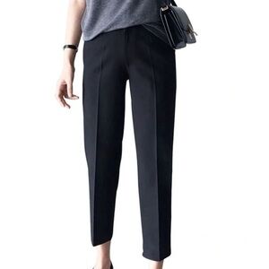 Theory Padra Admiral Crepe Slim Ankle Crop Pants 6